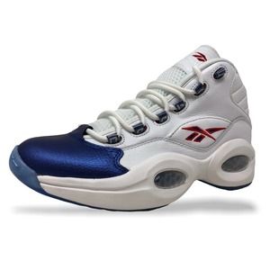 Reebok Question Mid 'Blue Toe' 2022 White/Blue Retro Basketball GX0227